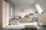 Chambre complète 5 pièces Fricourt | Beige et chêne clair | Design harmonieux | Montage rapide