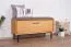 Banc avec espace de rangement / Armoire à chaussures Kumeu 58 bois de hêtre massif huilé - Dimensions : 52 x 97 x 36 cm (H x L x P)