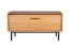 Banc avec espace de rangement / Armoire à chaussures Kumeu 58 bois de hêtre massif huilé - Dimensions : 52 x 97 x 36 cm (H x L x P)