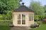 Cabane grill-sauna Eisenhut 13 - Dimensions : 326 x 376 x 320 (L x P x H), Surface au sol : 9 m², Toit en toile 