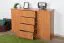Commode Tandil 15, couleur : aulne - 82 x 135 x 40 cm (H x L x P)