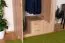 Chambre à coucher - Armoire, Couleur: Chêne Sonoma - 201 x 120 x 53 cm (H x L x P)
