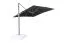 Parasol Austin avec éclairage solaire en aluminium - dimensions : 3000 x 3000 mm