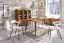 Table à manger Masterton 22 | Chêne sauvage massif huilé | 80 x 180 cm | Design premium