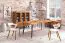Table de salle à manger Masterton 22 en bois de hêtre massif huilé - Dimensions : 100 x 120 cm (l x p)