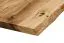 Table de salle à manger Masterton 23, chêne sauvage massif huilé - Dimensions : 90 x 160 cm (l x p)