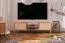 Meuble TV Wellsford 12, en bois de hêtre massif huilé - Dimensions : 64 x 204 x 46 cm (H x L x P)
