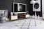 Meuble bas TV Timaru 31, chêne sauvage huilé / blanc, massif partiel - Dimensions : 48 x 220 x 40 cm (H x L x P)