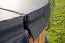 Hot Tub Gleinker en bois de sapin avec éclairage LED, couvercle thermique, buses de massage combinées, filtre à sable, boîte en bois et isolation thermique, cuve : anthracite, diamètre intérieur : 180 cm