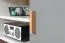 Meuble TV bas Hohgant 06 | Blanc & Gris brillant | 55 x 180 x 42 cm | Design moderne et spacieux