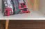 Meuble TV bas Hohgant 06 | Blanc & Gris brillant | 55 x 180 x 42 cm | Design moderne et spacieux