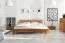 Lit double Tasman 04 en chêne sauvage massif huilé - Surface de couchage : 160 x 200 cm (l x L)