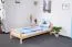 Lit pour enfant 90 x 200 cm | Bois massif: Pin | Laqué Naturel | incl. sommier à lattes Abbildung
