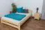 Lit pour enfant 140 x 200 cm | Bois massif: Pin | Laqué Naturel | incl. sommier à lattes Abbildung
