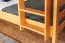Bois massif Lit superposé pour enfants et adolescents | Dimension du matelas: 120 x 190 cm | Laqué Naturel | convertible en 2 lits simples | Qualité premium | Incl. Sommier à lattes déroulable Abbildung