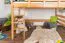 Bois massif Lit mezzanine pour enfants | Dimension du matelas: 120 x 190 cm | Laqué Naturel | convertible en lit simple | Qualité premium | incl. sommier à lattes Abbildung
