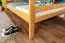Bois massif Lit superposé pour enfants et adolescents | Dimension du matelas: 120 x 200 cm | Laqué Naturel | convertible en 2 lits simples | Qualité premium | Incl. Sommier à lattes déroulable Abbildung