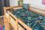 Bois massif Lit mezzanine pour enfants | Dimension du matelas: 120 x 190 cm | Laqué Naturel | convertible en lit simple | Qualité premium | incl. sommier à lattes Abbildung