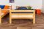 Bois massif Lit superposé pour enfants et adolescents | Dimension du matelas: 120 x 190 cm | Laqué Naturel | convertible en 2 lits simples | Qualité premium | Incl. Sommier à lattes déroulable Abbildung