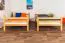 Bois massif Lit superposé pour enfants et adolescents | Dimension du matelas: 120 x 190 cm | Laqué Naturel | convertible en 2 lits simples | Qualité premium | Incl. Sommier à lattes déroulable Abbildung