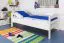 Cadre de lit pour enfants / Lit pour enfant 90 x 190 cm | Bois massif: Hêtre | Laqué Blanc | Qualité particulièrement élevée Abbildung