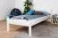 Cadre de lit pour enfants / Lit pour enfant 80 x 200 cm | Bois massif: Pin | Laqué Blanc Abbildung