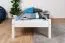 Cadre de lit pour enfants / Lit pour enfant 80 x 200 cm | Bois massif: Pin | Laqué Blanc Abbildung