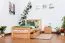 90 x 200 cm Lit pour enfant |incl. espace de rangement / 2 tiroirs | Bois massif: Hêtre | Laqué Naturel | incl. Sommier à lattes Abbildung