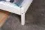 Cadre de lit pour enfants / Lit pour enfant 80 x 200 cm | Bois massif: Pin | Laqué Blanc Abbildung