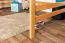 Lit mezzanine pour enfant 140 x 200 cm | Bois massif: Hêtre | Laqué Naturel | convertible en lit simple | Qualité premium | incl. sommier à lattes Abbildung