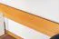 Lit mezzanine pour enfant 140 x 200 cm | Bois massif: Hêtre | Laqué Naturel | convertible en lit simple | Qualité premium | incl. sommier à lattes Abbildung