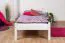 Cadre de lit pour enfants / Lit pour enfant 80 x 200 cm | Bois massif: Pin | Laqué Blanc Abbildung
