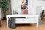 Blances Enfant-Lit mezzanine 160 x 200 cm | Bois massif: Hêtre | Laqué Blanc | convertible en lit simple | Qualité premium | incl. sommier à lattes Abbildung