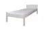 Cadre de lit pour enfants / Lit pour enfant 80 x 200 cm | Bois massif: Pin | Laqué Blanc Abbildung