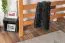 Large Lit mezzanine pour enfantst 160 x 200 cm | Bois massif: Hêtre | Laqué Naturel | convertible en lit simple | Qualité premium | incl. sommier à lattes Abbildung
