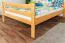 Lit mezzanine pour enfant 140 x 200 cm | Bois massif: Hêtre | Laqué Naturel | convertible en lit simple | Qualité premium | incl. sommier à lattes Abbildung