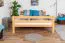 Large Lit mezzanine pour enfantst 160 x 200 cm | Bois massif: Hêtre | Laqué Naturel | convertible en lit simple | Qualité premium | incl. sommier à lattes Abbildung