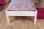 Cadre de lit pour enfants / Lit pour enfant 80 x 200 cm | Bois massif: Pin | Laqué Blanc Abbildung