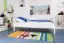 Cadre de lit pour enfants / Lit pour enfant 90 x 190 cm | Bois massif: Hêtre | Laqué Blanc | Qualité particulièrement élevée Abbildung