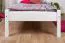 Cadre de lit pour enfants / Lit pour enfant 80 x 200 cm | Bois massif: Pin | Laqué Blanc Abbildung