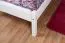 Cadre de lit pour enfants / Lit pour enfant 80 x 200 cm | Bois massif: Pin | Laqué Blanc Abbildung