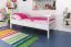 Cadre de lit pour enfants / Lit pour enfant 90 x 190 cm | Bois massif: Hêtre | Laqué Blanc | Qualité particulièrement élevée Abbildung