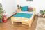 Cadre de lit pour enfants / Lit pour enfant 120 x 200 cm | Bois massif: Pin | Laqué Naturel | incl. sommier à lattes Abbildung