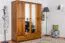 Armoire avec mirroir, Pin Bois massif Chêne rustique - Dimensions: 195 x 162 x 60 cm (H x L x P) Abbildung