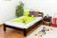 Lit pour enfant 120 x 200 cm | Bois massif: Pin | Laqué Noisette | incl. sommier à lattes Abbildung