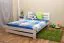 Lit pour enfant 140 x 200 cm | Bois massif: Pin | Laqué Blanc | incl. sommier à lattes Abbildung