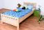 Cadre de lit pour enfants / Lit pour enfant 100 x 200 cm | Bois massif: Hêtre | Laqué Naturel Abbildung