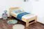 Lit pour enfant 90 x 200 cm | Bois massif: Hêtre | Laqué Naturel Abbildung