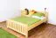Cadre de lit pour enfants / Lit pour enfant 140 x 200 cm | Bois massif: Pin | Laqué Naturel Abbildung
