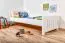 Lit pour enfant 80 x 200 cm | Bois massif: Pin | Laqué Blanc Abbildung